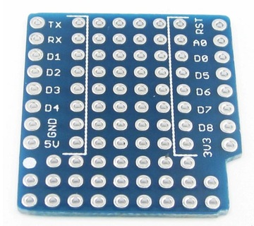 Прототип печатной платы WeMos protoshield