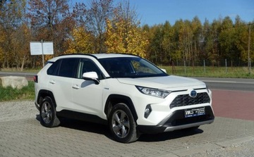 Toyota RAV4 V SUV 2.5 Hybrid Dynamic Force 222KM 2021 Toyota RAV4 2.5 Hybryda 222KM LIFT 4x4 Salon PL 1wlasciciel Bezwypadek Bia