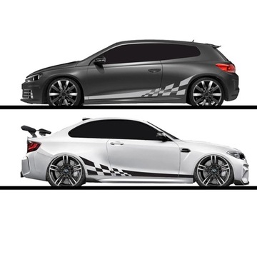UNIWERSALNE NAKLEJKI TUNING AUTO SAMOCHÓD PASY