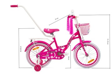 Детский велосипед Mexller 16 дюймов Village Велосипед для девочек + гид