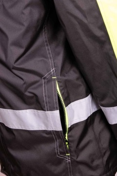 Kurtka OCIEPLANA ODBLASKOWA BENEFIT RIVAL ZIMA XL