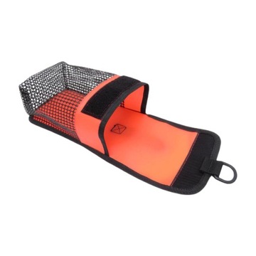 .Scuba Diving Gear Storage Bag with Swivel Clip Large Mesh Fluorescent Red