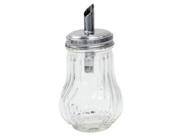 CUKIERNICA Z DOZOWNIKIEM STAL+ SZKŁO 150ml.