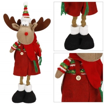 РОЖДЕСТВЕНСКИЙ ОРНАМЕНТ ОЛЕНЬ РОЖДЕСТВЕНСКАЯ ЕЛКА ПОДАРОК ​​45см