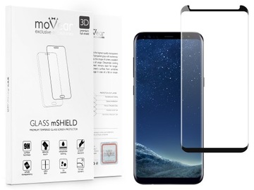 Szkło hartowane 3D do Samsung Galaxy S8+ (Plus) premium do etui MOVEAR 9H
