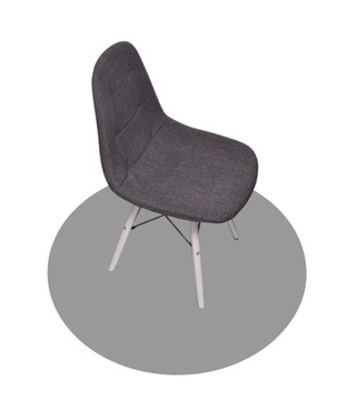 Mata podłogowa PCV pod krzesło fi 80 okrągła 2mm