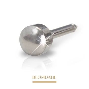 KOLCZYK PRZEKŁUCIOWY BLOMDAHL PLAIN 4 mm N. TYTAN