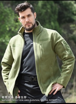 Флисовая куртка с воротником-стойкой, теплая, дышащая, мягкая флисовая куртка