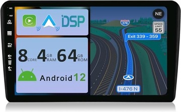 RADIO ANDROID 10 9'' BX-F063 PX6 4 RAM / 64GB DSP Audi A3