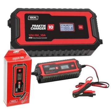 Интеллектуальный выпрямитель IDEAL PRAKTIK CHARGER 4 LCD 6/12V WET GEL AGM