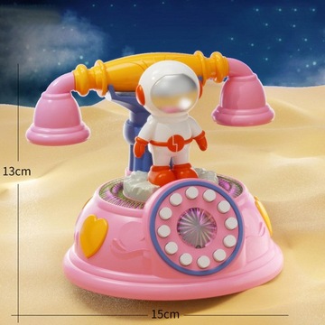 Telefon dla dziecka Zabawka Kreskówka Astronauta Oświecenie Rozwój poznawczy Różowy