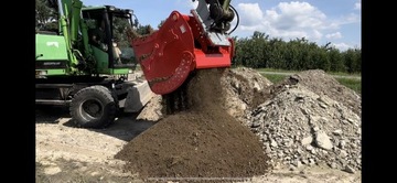 Łyżka przesiewająca PRZESIEWAMY.PL Model 3x85 dla maszyn 3t - 4t