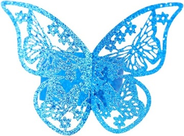 50 штук бумажных колец для салфеток, 3D зажимы, для свадьбы, крещения