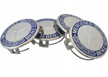 КРЫШКИ MERCEDES ДЛЯ ЛЕГКОСПЛАВНЫХ ДИСКОВ 75MM