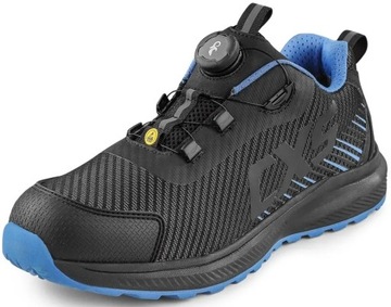 Półbuty robocze OCHRONNE S1PS przewiewne LEKKIE BUTY BEZ PODNOSKA BOA r. 44