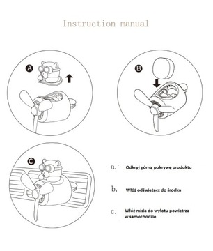 Подарок на День святого Валентина автомобильный ароматизатор BEAR PILOT HAKIMO