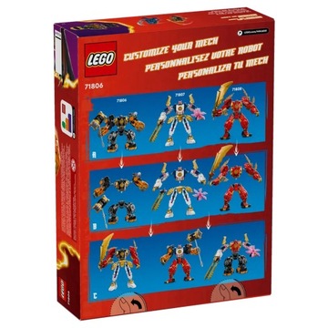 LEGO NINJAGO 71806 ПОДАРОЧНЫЙ НАБОР МЕХА «ЭЛЕМЕНТ ЗЕМЛИ КОУЛА»
