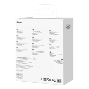 КАБЕЛЬ HDMI-HDMI 2.1 BASEUS 8K 60Гц FULL HD UHD 3D 48ГБ 200см