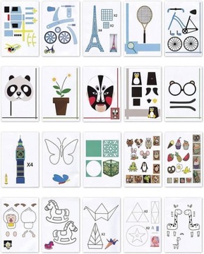 Книга с шаблонами для 3D ручки.