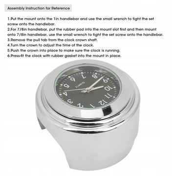 ЧАСЫ ДЛЯ МОТОЦИКЛА МОТОЦИКЛОВЫЕ ЧАСЫ