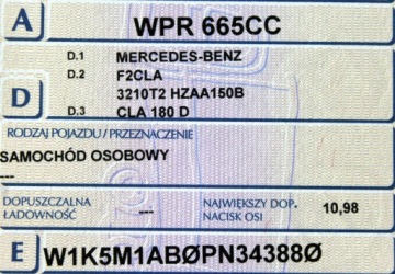Mercedes CLA C118/X118 2022 Mercedes CLA 180 SalonPL FV23% Navi Kamera Cofania, zdjęcie 6