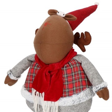 ТЕЛЕСКОПИЧЕСКИЙ РОЖДЕСТВЕНСКИЙ ОЛЕНЬ ПОД ЕЛКОЙ XXL ОРНАМЕНТ РОЖДЕСТВЕНСКОЕ УКРАШЕНИЕ