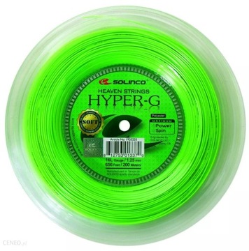 Naciąg tenisowy Solinco Hyper-G Soft 1,25 mm / 12 m ze szpuli