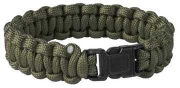 BRANSOLETKA SURVIVALOWA HELIKON PARACORD OLIVE