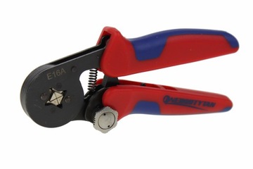 Zaciskarka do tylejek, praska do tulejek 0,25-16mm2 ENERGOTYTAN POLSKA E16A