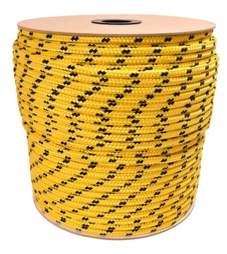 ЛЕС ПОЛИПРОПИЛЕНОВЫЙ, ГЛАДКИЙ ПАРУСНЫЙ ТРОС 12 мм, 20 М ПРОЧНЫЙ, 1430 кг.