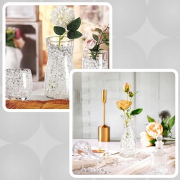 10000x ПРОЗРАЧНЫЕ ГЕЛЕВЫЕ ШАРИКИ ГИДРОГЕЛЬ ИСКУССТВЕННАЯ ЗЕМЛЯ ЦВЕТЫ ПОЛИВАННЫЕ