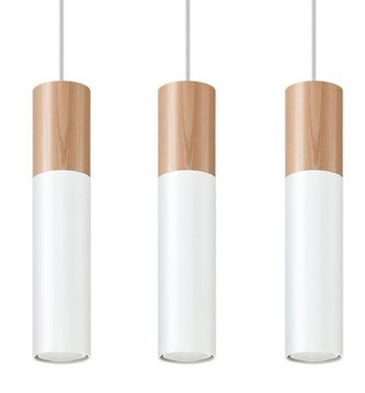 LAMPA WISZĄCA SOPLE LISTWA ZWIS TUBA LOFT PABLO 3