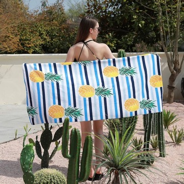 Полотенце пляжное 70х150 см. Быстросохнущее микрофибра.