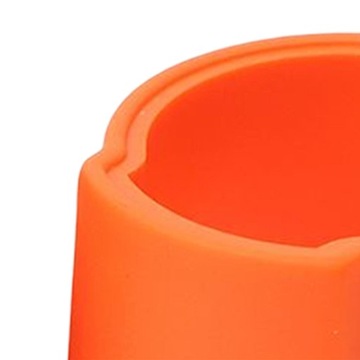 Зажим держателя саксофона силикона легкий в использовании цвет альт-тенора-сопрано оранжевый