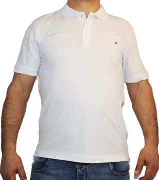 Tommy Hilfiger koszulka polo biały poloshirt XL
