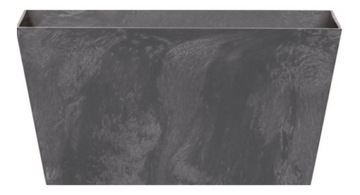 Doniczka Prosperplast 40 cm x 21,6 x 20 cm beton effect antracyt