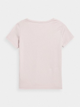 ЖЕНСКАЯ ФУТБОЛКА 4F ХЛОПКОВАЯ СПОРТИВНАЯ ФУТБОЛКА С V-ОБРАЗНЫМ ВЫРЕЗОМ V R L