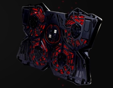 Охлаждающая подставка SureFire Bora с красной светодиодной подсветкой