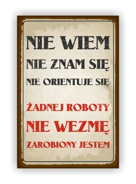 Tabliczka PRL (15) 20x30 cm