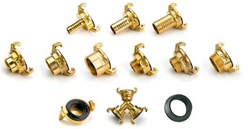 Złącze kłowe GEKA gwint ZEWNĘTRZNY 3/4'' Mosiądz Szybkozłącze