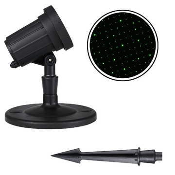 Projektor rzutnik laserowy LED świąteczny na dom motyw gwiazdy