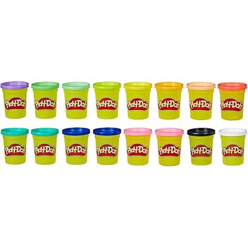 PLAY DOH Ciastolina masa plastyczna Zestaw 16 Kolorowych Tub 16 x 112g.