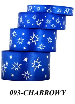 Лента атласная со ЗВЕЗДАМИ 12мм/22мм, 6цвет.