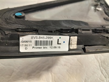 AUDI A3 S3 8V SKLO (OKNO) KAROSERIE LEVÝ 15R 8V5845299K 8V5845297H
