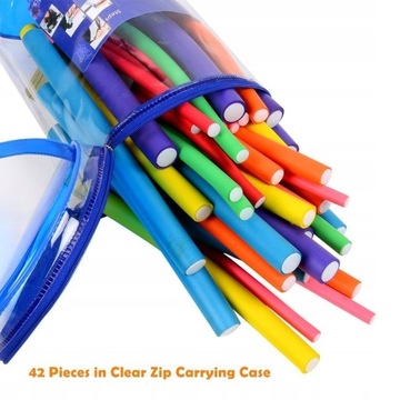 НАБОР БУЛИЦОВ ДЛЯ ВОЛОС TWIST FLEX BENDY, 42 ЭЛЕМЕНТА