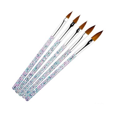 MEGA SET Кисти для дизайна ногтей с акриловым гелем, 31 элемент