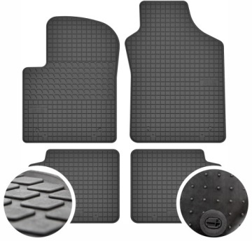 Gumové Koberce pro Fiat 500 (od roku 2007) určené