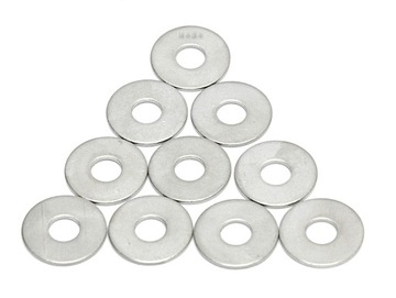DIN 9021 A2 M4 PODKŁADKA NIERDZEWNA SZEROKA INOX KPL 50 szt