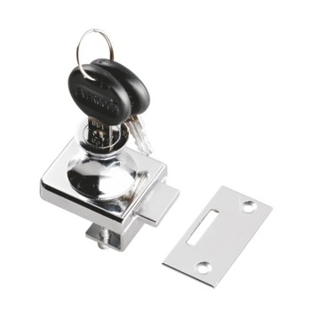 ZAMEK MEBLOWY DO MEBLI DO DRZWI SZKL.MINI/CHROM 407 AMIX