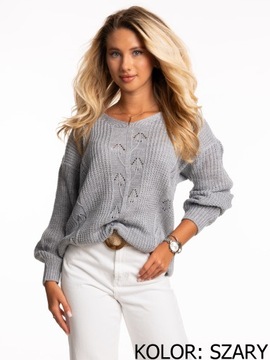 Modny Stylowy Kobiecy SWETER Sweterek Dużo Kolorów